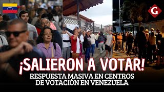 Millones de venezolanos salen a las calles a VOTAR contra MADURO ELECCIONES en VENEZUELA  Gestión [upl. by Hampton33]