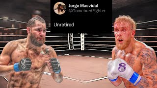 Is Jorge Masvidal Boxing Jake Paul [upl. by Graner]