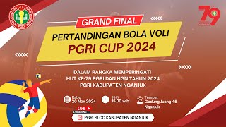 🔴 Live Grand Final Pertandingan Bola Voli quotPGRI CUP 2024quot Dalam Rangka HUT PGRI Ke79 [upl. by Masera]