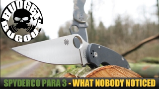 Im Not Sure Why Nobody Noticed This The Spyderco Para 3 Paramilitary 3 vs Paramilitary 2 Knife [upl. by Atiek]