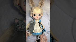 Alice in wonderland✨ blythe doll blythecustom ooak alice art shorts [upl. by Ainessej]