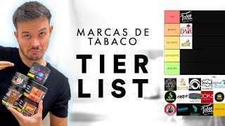 ¿CUÁL ES EL MEJOR TABAC0 DE SHISHA 😳 TIER LIST  ANDALUSHISHA [upl. by Lehte]