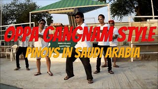 HOW TO DANCE OPPA GANGNAM STYLE  Filipinos in Saudi Arabia [upl. by Kersten]