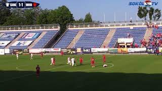 Skrót meczu Sokół Ostróda  Widzew Łódź 16062018 [upl. by Emina673]