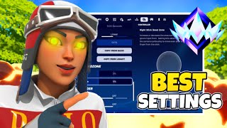 Fortnite RANKED UNREAL  NEW BEST Chapter 2 OG CONTROLLER SETTINGS [upl. by Llemij]