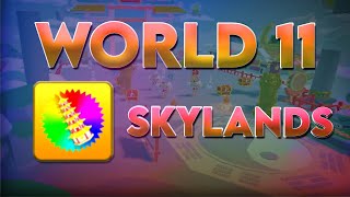 26 Update 11  World 11 Skylands  Weapon Fighting Simulator [upl. by Etiuqram426]