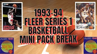 199394 Fleer Series 1 NBA Basketball Cards Pack Break [upl. by Ittak]