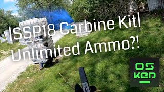 Carbine Kit  Unlimited Ammo  🔥🔥  Airsoft Gameplay with the Novritsch SSP18 Carbine Kit [upl. by Cirre]