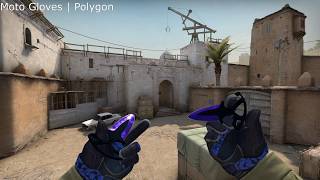 CSGO  All Glove Skins Showcase  Knife Combination Clutch Case [upl. by Delanos]