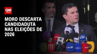 Moro descarta candidatura nas eleições de 2026  CNN ARENA [upl. by Nayrda132]