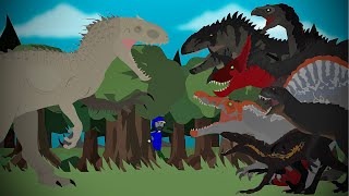 Indominus Rex vs Apex Dinosaurs  FULL MOVIE  Jurassic World Animation [upl. by Ingles]