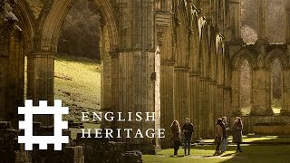 Postcard from Rievaulx Abbey Yorkshire  England Drone Footage [upl. by Adyol]