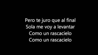 Rascacielo  Demi Lovato Spanish Version of Skyscraper Lyrics [upl. by Novaj]