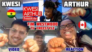 FIRST TIME HEARING KWESI ARTHUR  TIM WESTWOOD TV FREESTYLE CANADIANS REACT  BEST STREET RAPPER [upl. by Ahsirak]