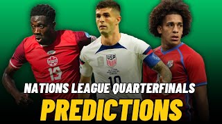 Concacaf Nations League Quaterfinals Predictions [upl. by Annahpos234]