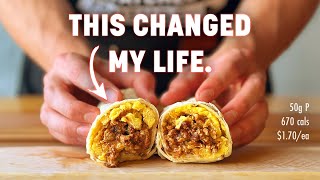 The Breakfast Burrito that CHANGED My Life  Meal Prep [upl. by Sherwin935]