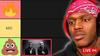 KSI Reacts To Yung Filly ft Aitch  Grey LIVE [upl. by Rochemont]