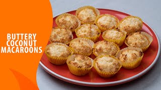 Buttery Coconut Macaroons [upl. by Hanaj]