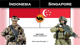 INDONESIA vs SINGAPORE  military power comparison  Singapore vs Indonesia [upl. by Hulen]