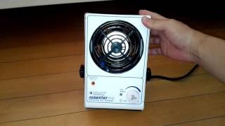 New Aerostat PC Ionizing Air Blower Fan Ion AntiStatic 110V  220V [upl. by Barrie]