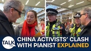 quotThey Tried To Bring CCP Authority To London” ProChina Activist’s Clash With Pianist EXPLAINED [upl. by Nirhtak]