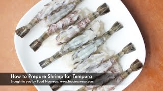 How to Prepare Shrimp for Tempura [upl. by Elyse576]