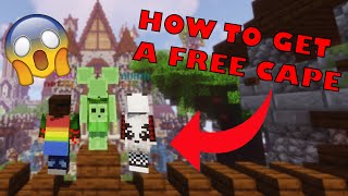 1710  1201 How to get a FREE Minecraft Cape 2023 [upl. by Kerad]