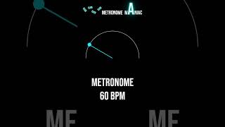 METRONOME 60 BPM 🎶 shorts [upl. by Cristy720]