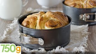 Recette de Brioche feuilletée au beurre  750g [upl. by Elleoj]