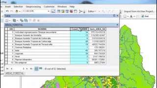 CALCULAR AREAS EN ARCGIS 102 [upl. by Enihpled]