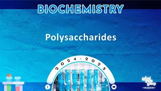 L34 CHO chemistry Polysaccharides  homopolysaccharides and heteropolysaccharides  Biochemistry [upl. by Jerad]