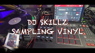 DJ SKILLZ SAMPLING VINYL  MPCX SAMPLING VINYLSAMPLES [upl. by Aifoz575]