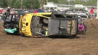 2024 Indiana State Fair Day 2 MWFA Demolition Derby [upl. by Kcinimod]