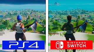 Fortnite Chapter 2  PS4 vs Switch  Graphics amp FPS Comparison  Comparativa [upl. by Theron554]