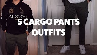 How To Style Cargo Pants  5 Cargo Pants Outfit Ideas [upl. by Leaper]