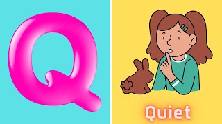 Q Song Alphabet For Kids  Kiddo Journey [upl. by Potash]