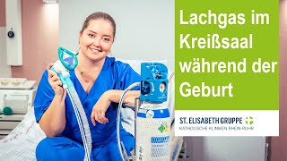 Lachgas im Kreißsaal während der Geburt [upl. by Drucie]