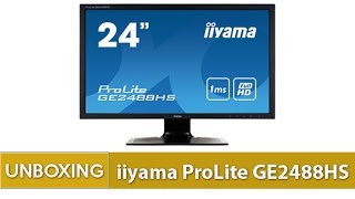 Unboxing Monitora iiyama ProLite GE2488HS [upl. by Ferrell]