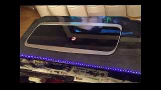 EPOXY RESIN WORK TOP SIDE BOARD WITH LED LIGHTS [upl. by Ansilme]