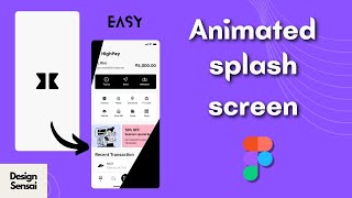 Creating 3 SplashLoading Animations In Figma [upl. by Dranrev]