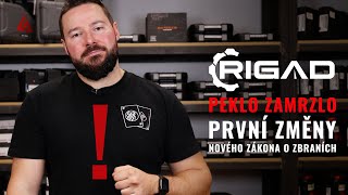 POZOR NA TO PRVNĂŤ ZMÄšNY NOVĂ‰HO ZĂKONA O ZBRANĂŤCH JSOU TU RIGAD [upl. by Lutero]