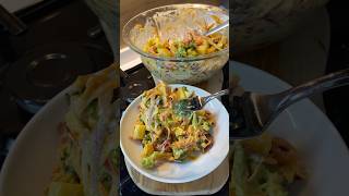 Hardallı patates salatası😍🤤food globalcuisine cooking recipe globalgastronomy global yemek [upl. by Karlen]