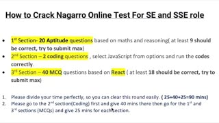 How To Crack Nagarro Interview for 2022  Software Engineer  React amp JavaScript Interview Process [upl. by Anaimad]