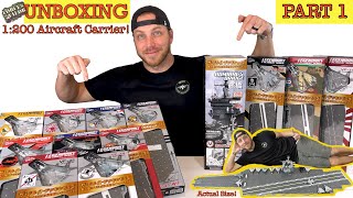 HUGE Aircraft Carrier UNBOXING Part 1 [upl. by Acinnor]