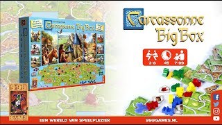 Carcassonne Big Box Trailer  999 Games [upl. by Nyladnohr836]