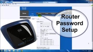 How to Setup a Linksys Wireless Router with a WiFi Password  Its Easy [upl. by Dorsman]