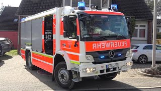 ALARMIERUNG MIT SIRENE  Ausrücken Freiwillige Feuerwehr Düsseldorf Löschgruppe Hubbelrath [upl. by Devehcoy]