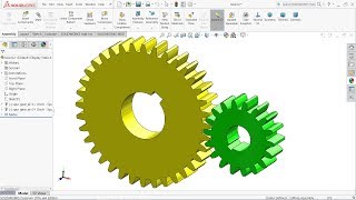 Solidworks tutorial  Design of Spur gear with Solidworks toolbox [upl. by Abih]