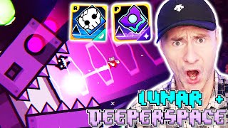 2 NEW GEOMETRY DASH GAMES  Lunar  DeeperSpace [upl. by Eiramave]