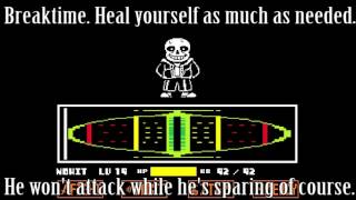 Sans Fight Guide  How to beat Sans almost effortlessly  Undertale [upl. by Massab]